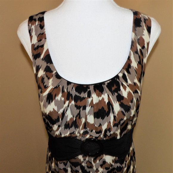 'Perceptions New York' Animal Print Dress Size 12 - Picture 5 of 9